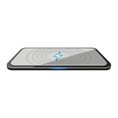Wireless Charger Pad Illustration Vector Graphic