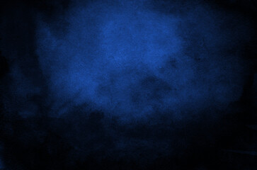 Fototapeta premium Abstract blue background in watercolor style