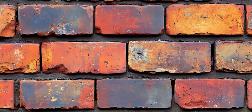 Weathered Wallscape Rustic Brickwork Heritage with Historical Stonework and Old Town Aesthetics