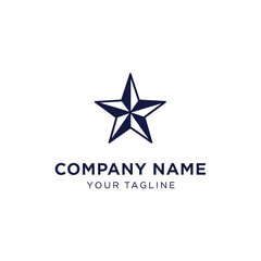 Obraz premium Modern Star Logo Design Template for Company Branding.