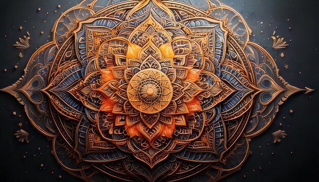 Intricate Mandala Art - A Symphony of Colors and Patterns.