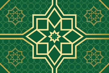 Featuring Islamic Star Bold And Vibrant Creative Visual