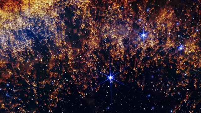 Amazing Space Nebula With Remnants Of A Dying Star Called White Dwarf In An Endless Deep Universe