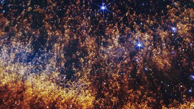 Epic Space Nebula With Remnants Of A Dying Star Called White Dwarf In An Endless Deep Universe