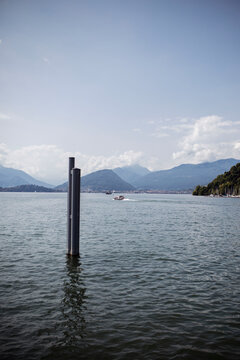 Laveno Włochy Italia Lombardia