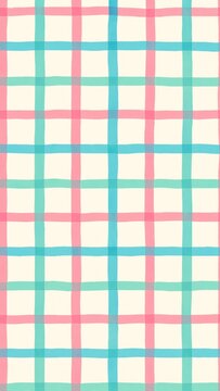 Colorful plaid pattern wallpaper.