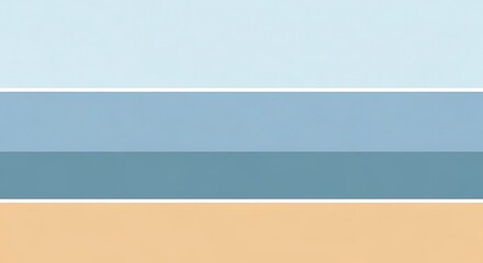 Obraz premium Horizontal stripes of light blue and gray on a beige background