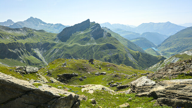 The Tour du Mont Blanc crosses France, Italy, and Switzerland, offering breathtaking views of glaciers, alpine passes, and the highest peak in the Alps.