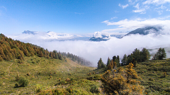The Tour du Mont Blanc crosses France, Italy, and Switzerland, offering breathtaking views of glaciers, alpine passes, and the highest peak in the Alps.