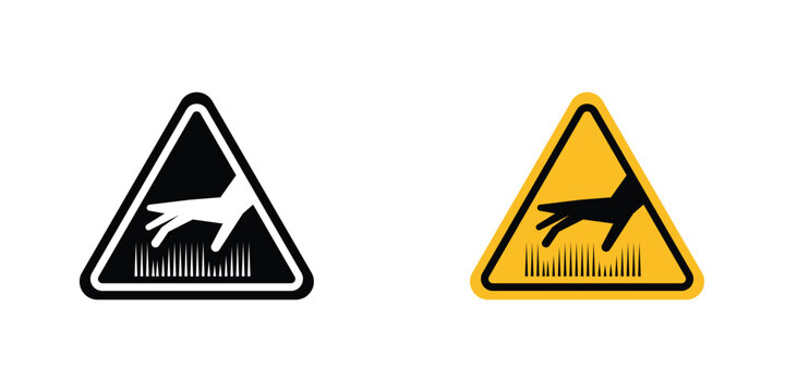 Caution hot surface signs graphic design vector symbols. Best for Graphics