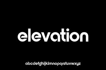 Modern lowercase sans serif font with rounded edges for creative projects.