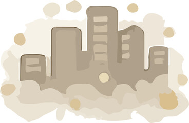 도시,건물,베이지,크림,추상,미세먼지,공기,황사,서울,공기질,날씨,흐린,공장