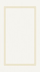 Obraz premium Elegant minimalistic gold border mobile wallpaper