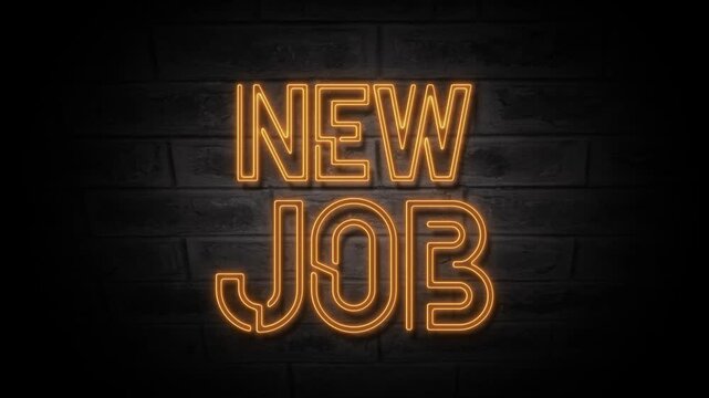 Animated representing a new job, career growth, and professional opportunities. Perfect for HR, recruitment videos, motivational content, and workplace motion graphics.