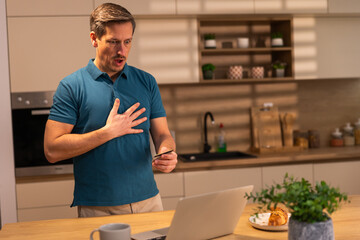 Man Spent All Money On Online Shopping