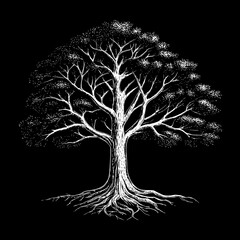 tree silhouette vector