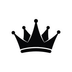 Black crown king queen royalty symbol © dipu
