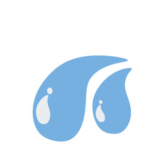 Water Splash, Water Droplets, Splashing Action, Frozen Motion