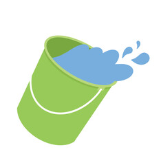 Water Bucket, Splashing Water, Songkran Bucket