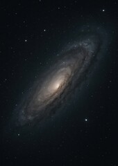 Obraz premium Stunning galaxy spiral view