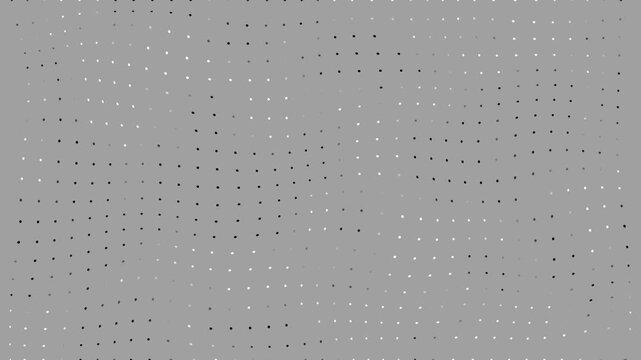Grey background with small black and white dots, seamless pattern, texture, design element, abstract wallpaper, subtle dot matrix, neutral color palette, graphic resource, modern minimalist aesthetic