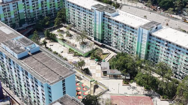 Nam Shan Estate blocks sit beside Shek Kip Mei Feb 11 2026