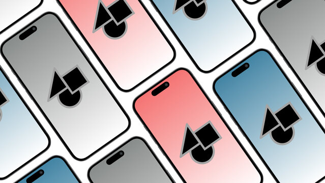 Mobile Multiple 4 &ndash; Smartphone Screen Presentation with Hand Gestures, Swipe Scroll Tap Click Animation, Vertical App UI UX Showcase, Social Media Story Template