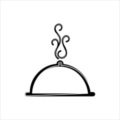 Cloche Icon, Food Cloche Icon