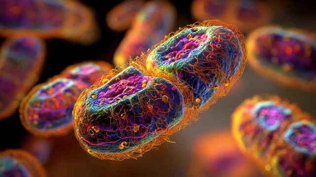 Microscopic Detail: A close-up view unveils the intricate beauty of microscopic structures, offering a glimpse into the hidden world of biology, sparking curiosity about life's fundamental components.