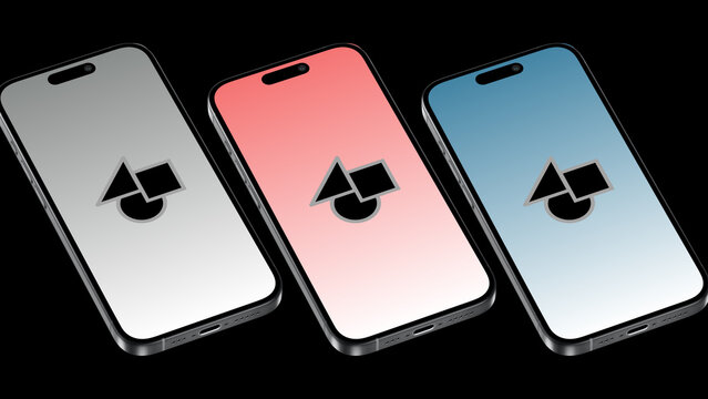 Mobile Perspective Multiple 2 &ndash; Smartphone Screen Presentation with Hand Gestures, Swipe Scroll Tap Click Animation, Vertical App UI UX Showcase, Social Media Story Template