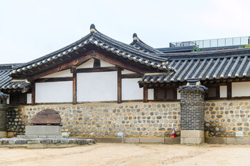 韓国ソウルにある南山韓屋村のとても美しい風景Beautiful old-fashioned scenery in Seoul, Korea
