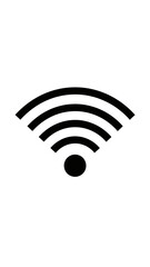 Wifi signal icon symbol wireless network.