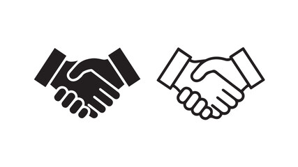 Fototapeta premium hand shake vector