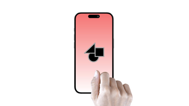 Mobile Vertical Scroll Up Double &ndash; Smartphone Screen Presentation with Hand Gestures, Swipe Scroll Tap Click Animation, Vertical App UI UX Showcase, Social Media Story Template