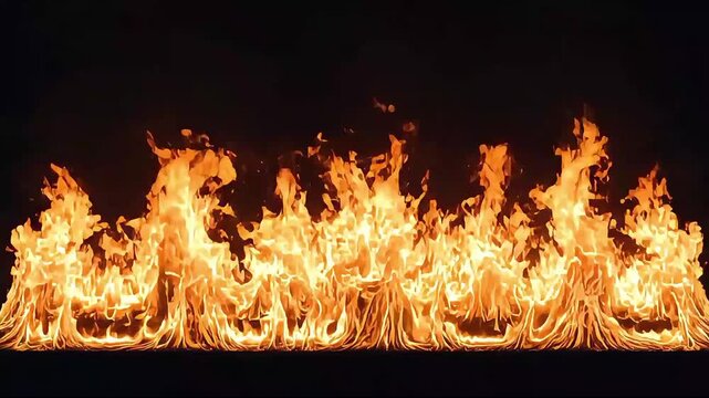 Flame Border Bottom
