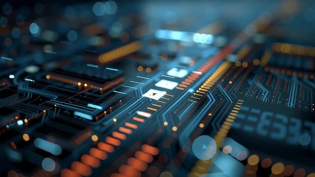 Macro shot of future interface orchestrating power loads with no external grid dependency, modern eco digital aesthetic, off grid smart home