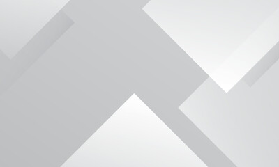 White abstract geometric background with triangles. Vector illustration