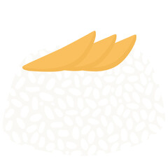 mango sticky rice dessert