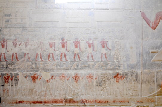 Interior of Kagemni Mastaba in the Saqqara burial complex, Egypt