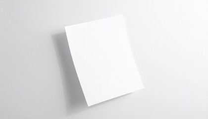 Naklejka premium White square on gray background.
