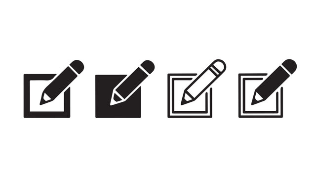 Edit icon set 