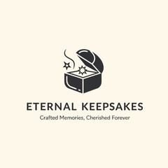 Eternal Keepsakes Logo with Treasure Chest. © Ridwan