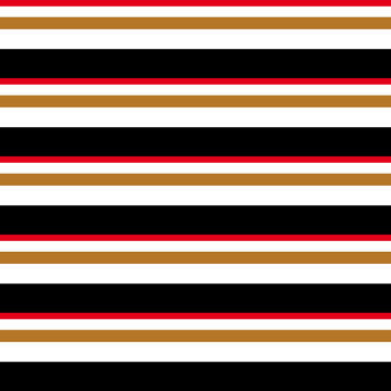 Horizontal Simple Stripes Seamless Pattern Design