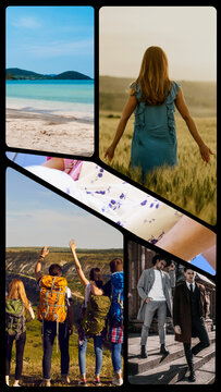 Vertical Split Screen 5 Frames 02