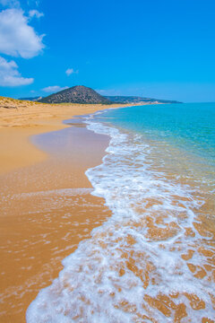 Golden Beach is the best beach of Cyprus, Karpas Peninsula, North Cyprus