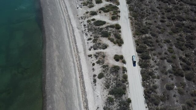 Overlanders in Punta Perdices Patagonia