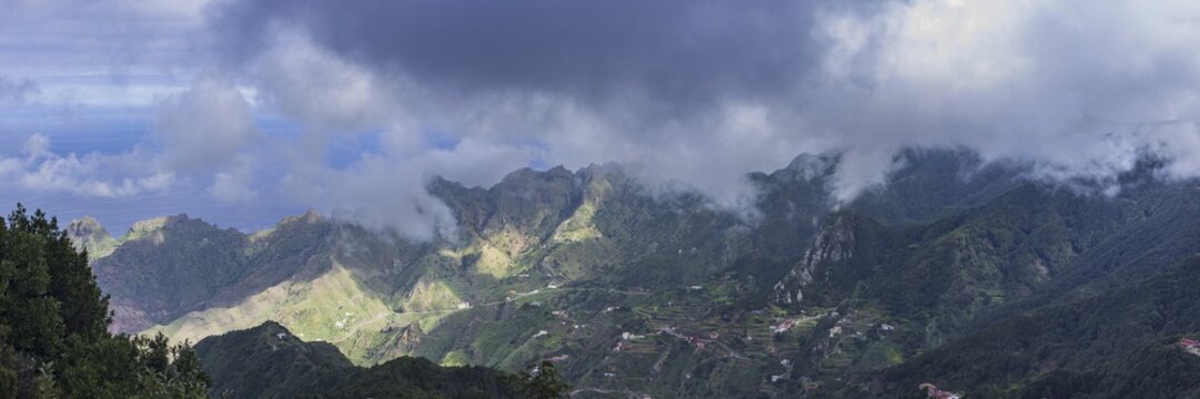 Las, macizo de anaga (Montanas de Anaga), Tenerife, Canary Islands, Spain