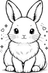 Obraz premium Adobe Illustrator Artwork Rabbit clip art