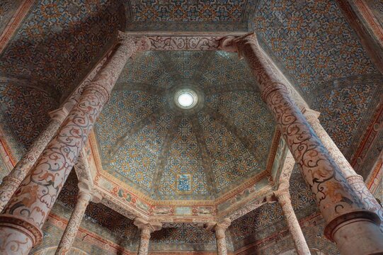 Church of the Dominicans or of the Afflicted, Ceiling cupola, Elvas, Alentejo, Portugal