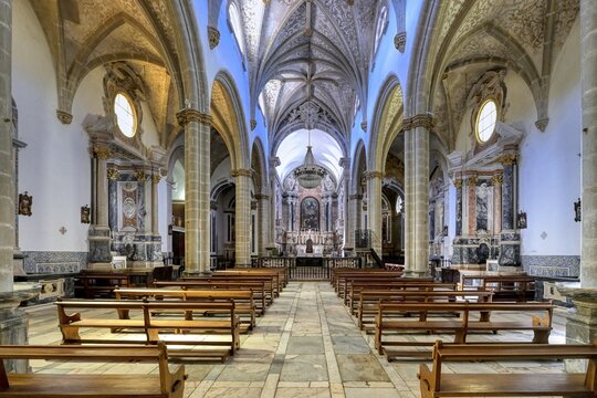Our Lady of Assumption Church, Central nave, Elvas, Alentejo, Portugal